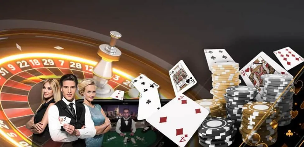 Collage of various popular live dealer games at nustargame..com online casino