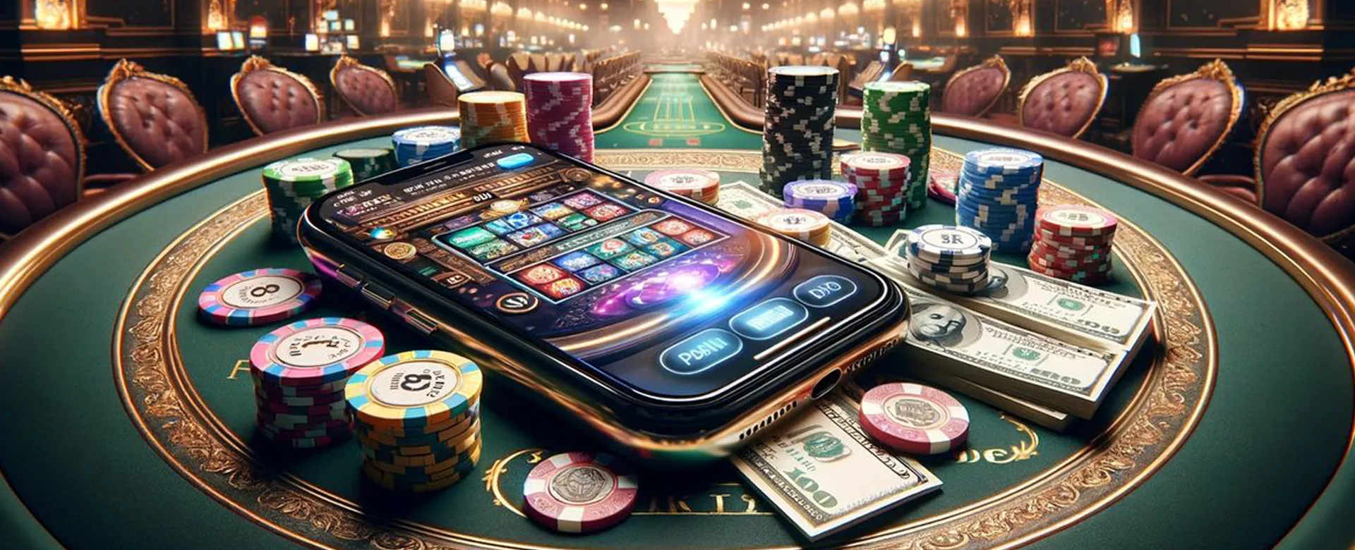 nustargame..com Casino Hero Image with Golden Theme